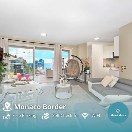 Grande Terrasse - Vue Mer - Parking - Bk Beausoleil Exterior foto