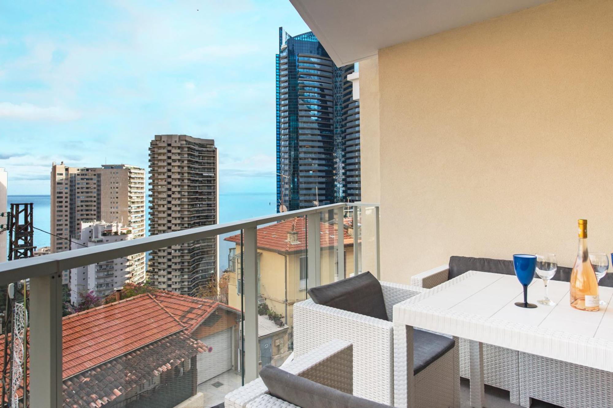Grande Terrasse - Vue Mer - Parking - Bk Beausoleil Exterior foto