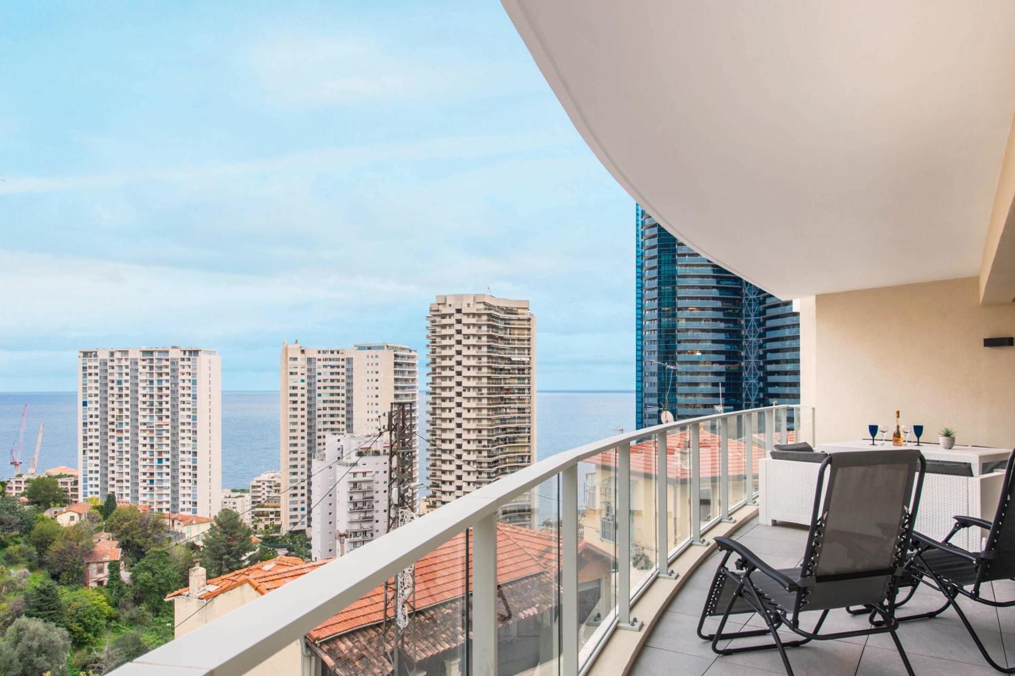 Grande Terrasse - Vue Mer - Parking - Bk Beausoleil Exterior foto